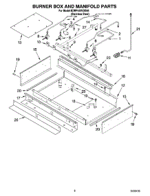 07 - Burner Box And Manifold Parts parts for Kitchenaid Range KDRP467KSS05 from AppliancePartsPros.com