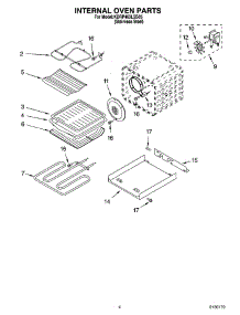 03 - Internal Oven Parts parts for Kitchenaid Range KDRP463LSS05 from AppliancePartsPros.com