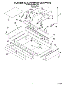 07 - Burner Box And Manifold Parts parts for Kitchenaid Range KDRP467KSS02 from AppliancePartsPros.com