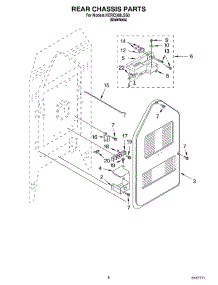 06 - Rear Chassis Parts parts for Kitchenaid Range KERC508LSS0 from AppliancePartsPros.com