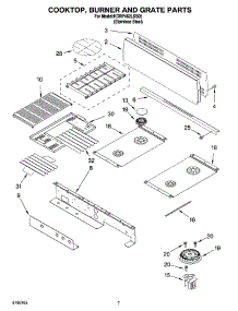 06 - Cooktop, Burner And Grate Parts parts for Kitchenaid Range KDRP462LSS05 from AppliancePartsPros.com