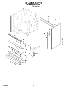 08 - Chassis Parts, Miscellaneous Parts parts for Kitchenaid Range KDRP462LSS05 from AppliancePartsPros.com