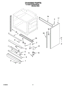 08 - Chassis Parts, Miscellaneous Parts parts for Kitchenaid Range KDRP407HSS06 from AppliancePartsPros.com