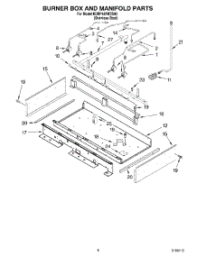 07 - Burner Box And Manifold Parts parts for Kitchenaid Range KDRP487MSS00 from AppliancePartsPros.com