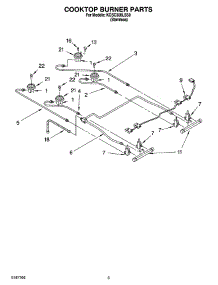 02 - Cooktop Burner Parts parts for Kitchenaid Range KGSC308LSS0 from AppliancePartsPros.com