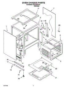 05 - Oven Chassis Parts parts for Kitchenaid Range KGSC308LSS0 from AppliancePartsPros.com