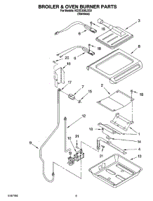 06 - Broiler & Oven Burner Parts parts for Kitchenaid Range KGSC308LSS0 from AppliancePartsPros.com