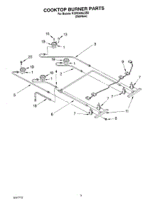 02 - Cooktop Burner Parts parts for Kitchenaid Range KGRC608LSS0 from AppliancePartsPros.com