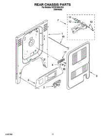 08 - Rear Chassis Parts, Miscellaneous Parts parts for Kitchenaid Range KGSC308LSS0 from AppliancePartsPros.com
