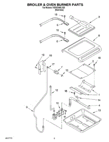 06 - Broiler & Oven Burner Parts parts for Kitchenaid Range KGRC608LSS0 from AppliancePartsPros.com