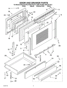 04 - Door And Drawer Parts parts for Kitchenaid Range KGRC707LBS0 from AppliancePartsPros.com