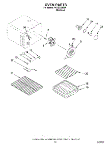 07 - Oven Parts parts for Whirlpool Range YKGSC308LS0 from AppliancePartsPros.com