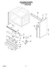 08 - Chassis parts for Kitchenaid Range KDRP463LSS0 from AppliancePartsPros.com