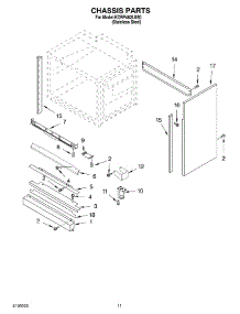 08 - Chassis parts for Kitchenaid Range KDRP462LSS0 from AppliancePartsPros.com