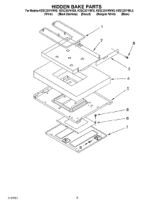 07 - Hidden Bake parts for Kitchenaid Range KESC307HBS8 from AppliancePartsPros.com