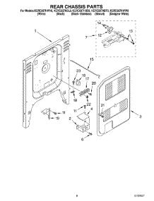 05 - Rear Chassis parts for Kitchenaid Range KERC607HBT8 from AppliancePartsPros.com
