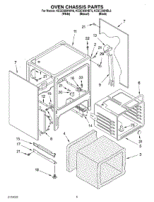 04 - Oven Chassis parts for Kitchenaid Range KESC300HWH6 from AppliancePartsPros.com