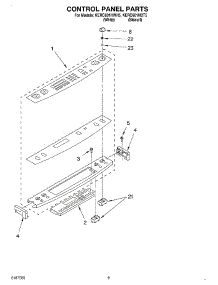 06 - Control Panel, Optional parts for Kitchenaid Range KERC601HWH5 from AppliancePartsPros.com