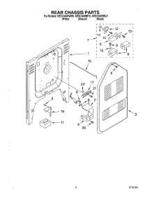 06 - Rear Chassis, Optional parts for Kitchenaid Range KESC300HBT5 from AppliancePartsPros.com