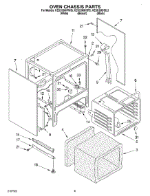 04 - Oven Chassis parts for Kitchenaid Range KESC300HWH5 from AppliancePartsPros.com