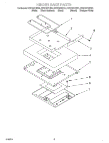 07 - Hidden Bake, Optional parts for Kitchenaid Range KESC307HWW4 from AppliancePartsPros.com