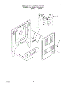 07 - Rear Chassis, Optional parts for Kitchenaid Range KGST300HWH4 from AppliancePartsPros.com