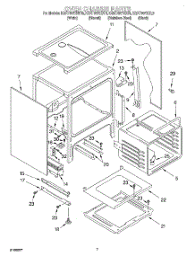 05 - Oven Chassis parts for Kitchenaid Range KGRT607HBS3 from AppliancePartsPros.com