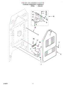 05 - Rear Chassis parts for Kitchenaid Range KERI500HWH1 from AppliancePartsPros.com