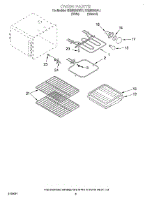 06 - Oven, Optional parts for Kitchenaid Range KERI500HWH1 from AppliancePartsPros.com