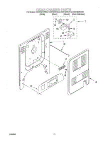 08 - Rear Chassis, Optional parts for Kitchenaid Range KGST307HWH4 from AppliancePartsPros.com