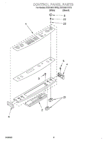 06 - Control Panel, Optional parts for Kitchenaid Range KERC601HBT3 from AppliancePartsPros.com