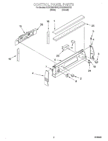 02 - Control Panel parts for Kitchenaid Range KERC500HBT2 from AppliancePartsPros.com