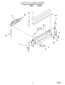 02 - Control Panel parts for Kitchenaid Range KERC500HBT1 from AppliancePartsPros.com