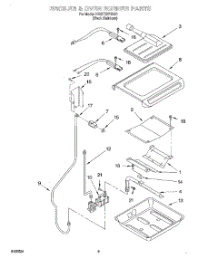 06 - Broiler And Oven Burner parts for Kitchenaid Range KGST307HBS1 from AppliancePartsPros.com