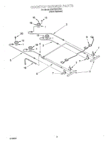02 - Cooktop Burner parts for Kitchenaid Range KGRT607HBS1 from AppliancePartsPros.com