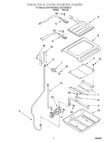 04 - Broiler And Oven Burner parts for Kitchenaid Range KGST300HWH2 from AppliancePartsPros.com