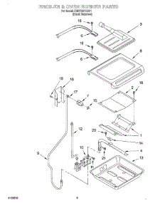 06 - Broiler And Oven Burner parts for Kitchenaid Range KGRT607HBS1 from AppliancePartsPros.com