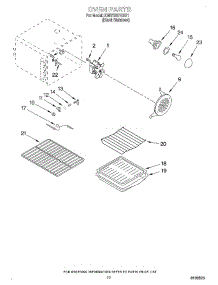 07 - Oven parts for Kitchenaid Range KGRT607HBS1 from AppliancePartsPros.com