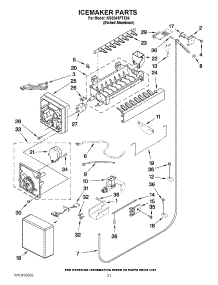 13 - Icemaker Parts parts for Kitchenaid Refrigerator KSSS48FTX04 from AppliancePartsPros.com