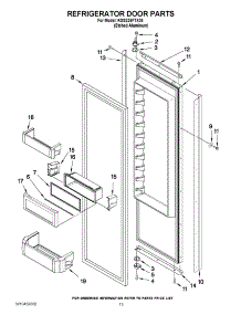 09 - Refrigerator Door Parts parts for Kitchenaid Refrigerator KSSS36FTX04 from AppliancePartsPros.com