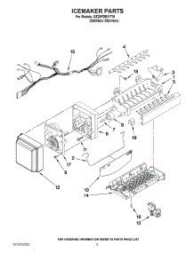 05 - Icemaker Parts parts for Kitchenaid Refrigerator GZ25FDRXYY0 from AppliancePartsPros.com