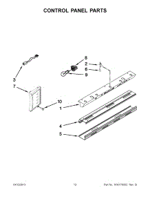 06 - Control Panel Parts parts for Kitchenaid Refrigerator KSSS42QTX02 from AppliancePartsPros.com