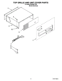 06 - Top Grille And Unit Cover Parts parts for Kitchenaid Refrigerator KSSS48FTX02 from AppliancePartsPros.com
