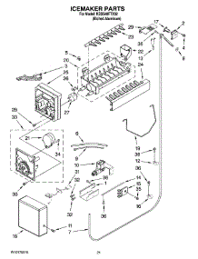 13 - Icemaker Parts parts for Kitchenaid Refrigerator KSSS48FTX02 from AppliancePartsPros.com