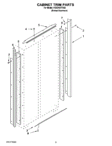 02 - Cabinet Trim Parts parts for Kitchenaid Refrigerator KSSO42FTX02 from AppliancePartsPros.com