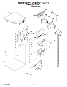 04 - Refrigerator Liner Parts parts for Kitchenaid Refrigerator KSSO42FTX02 from AppliancePartsPros.com