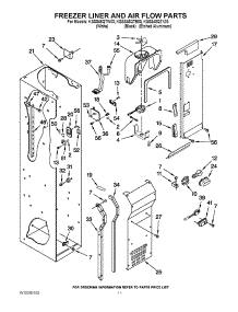 08 - Freezer Liner And Air Flow Parts parts for Kitchenaid Refrigerator KSSS48QTW03 from AppliancePartsPros.com