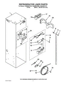 04 - Refrigerator Liner Parts parts for Kitchenaid Refrigerator KSSS48QTW02 from AppliancePartsPros.com