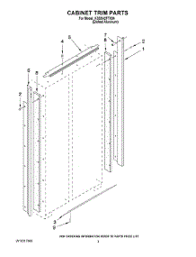 02 - Cabinet Trim Parts parts for Kitchenaid Refrigerator KSSS42FTX04 from AppliancePartsPros.com