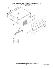 06 - Top Grille And Unit Cover Parts parts for Kitchenaid Refrigerator KSSS42FTX04 from AppliancePartsPros.com
